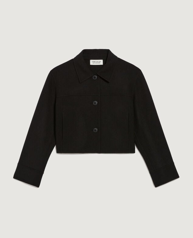 Double-faced jacket H091 black beauty