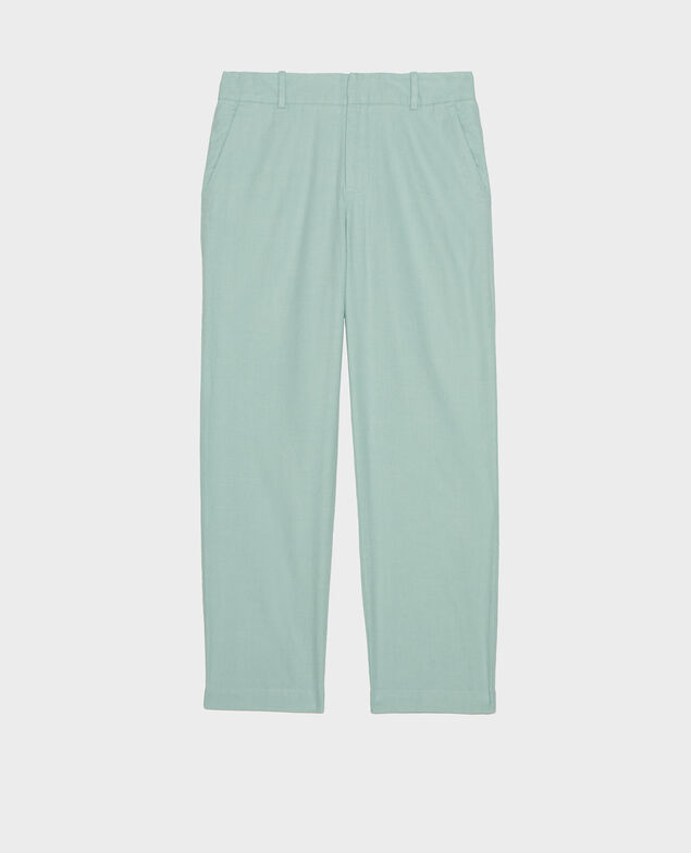 MARGUERITE - Cigarette trousers Blue haze