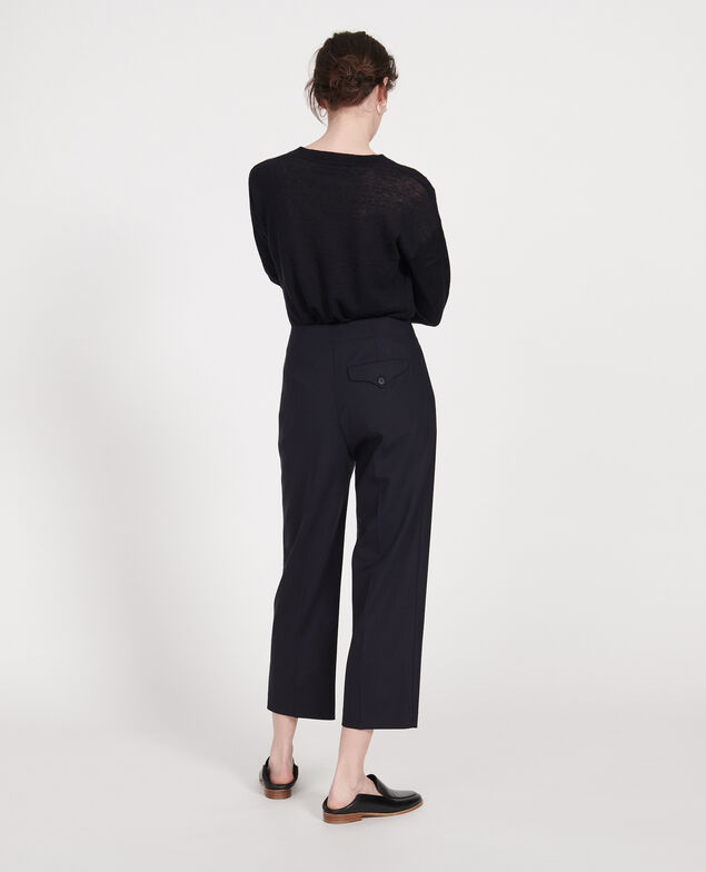 Wool trousers Dark navy