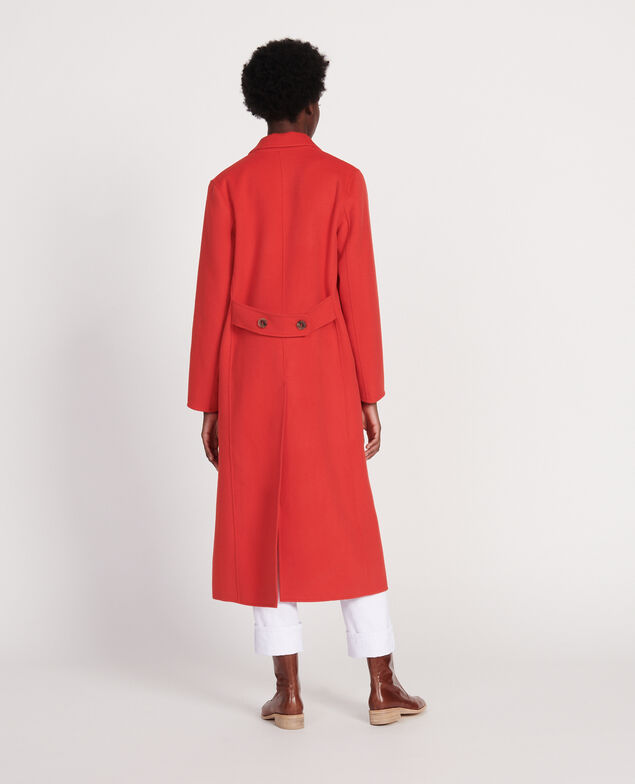 Long coat Fiery red