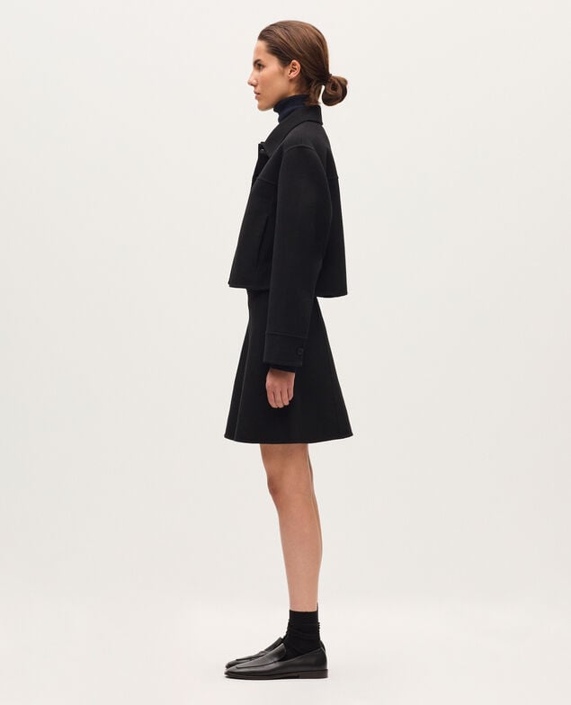 Double-faced jacket H091 black beauty