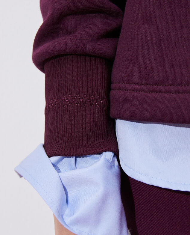 Turtleneck sweatshirt Potent purple