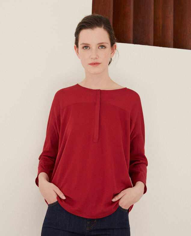 Fabric blend t-shirt Rio red