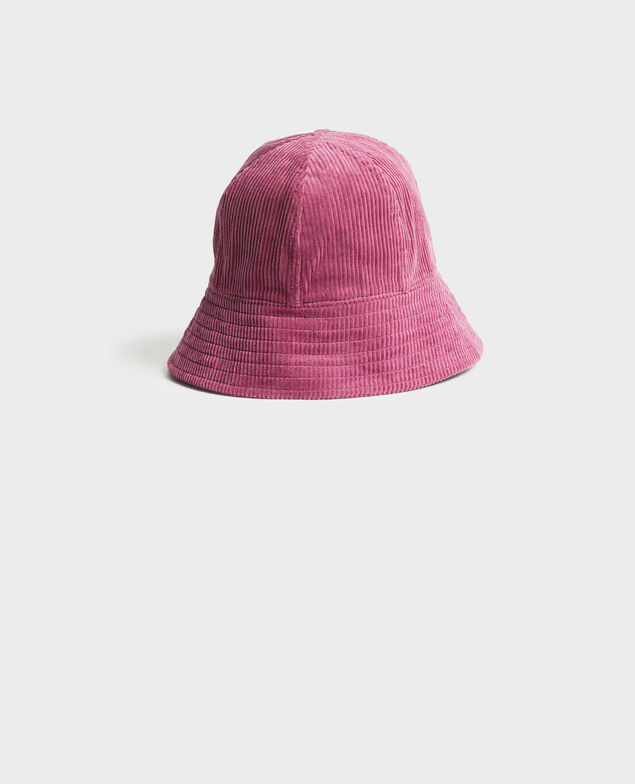 Corduroy bucket hat 6019 damson