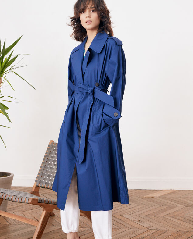 Light trench coat Indigo