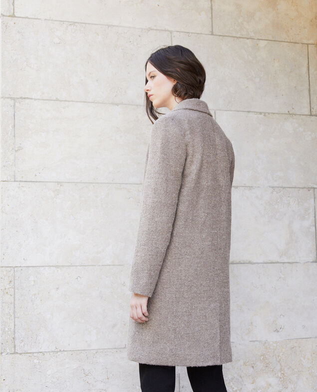 Straight fit coat Beige