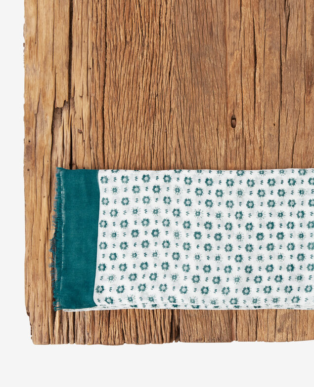 Printed scarf in modal and linen Dandelion kaolin