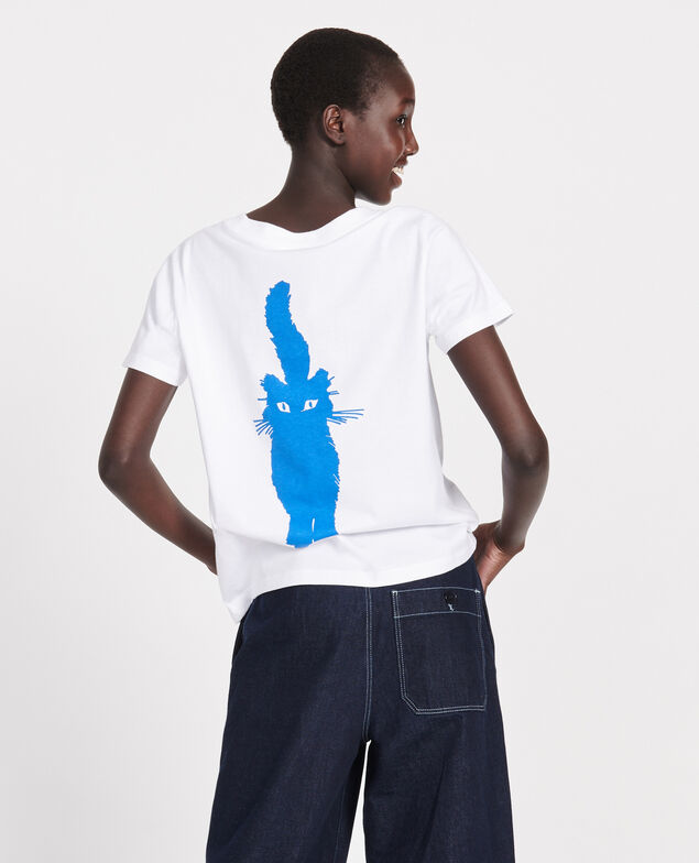 Cotton T-shirt Princess blue