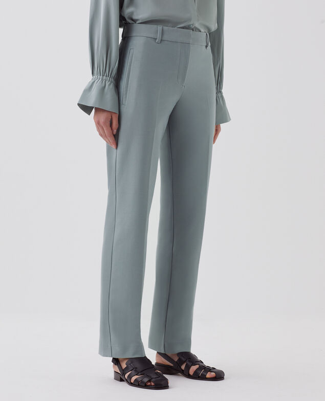 COLETTE - Slim fit straight trousers J620 slate blue