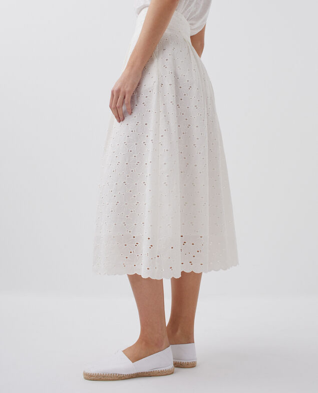 Broderie anglaise maxi dress H003 white