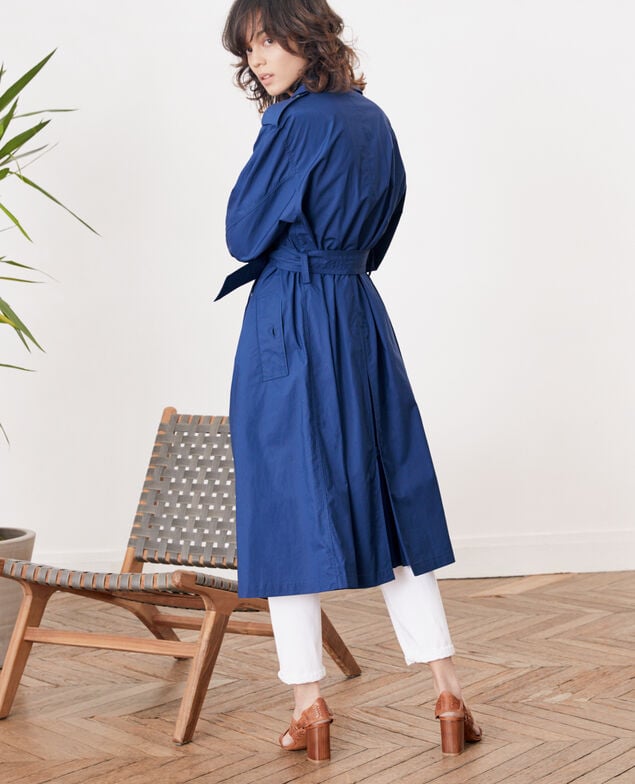 Light trench coat Indigo