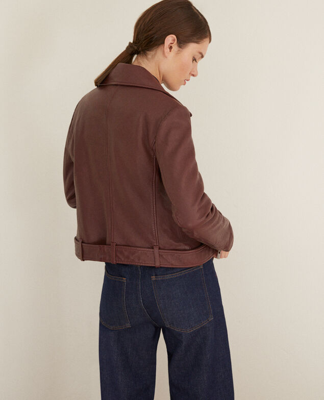 Timeless leather jacket  Decadente chocolate