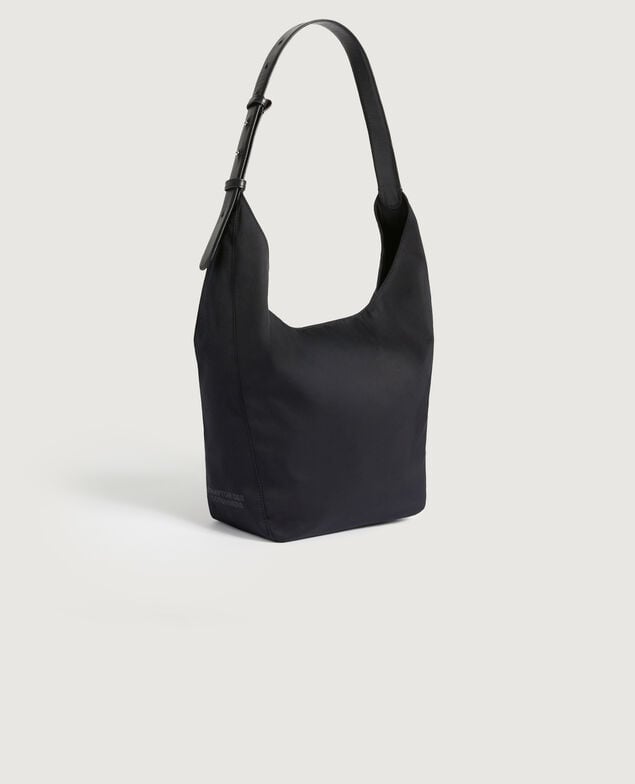 Large nylon bag H091 black beauty