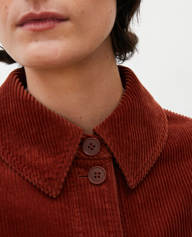  Corduroy work jacket Brandy brown