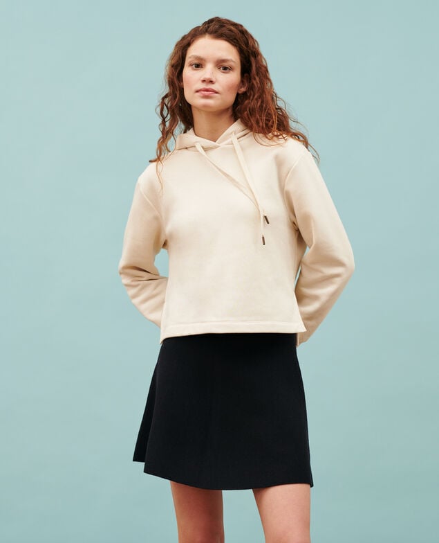 Wool mini skirt 8891 09 black