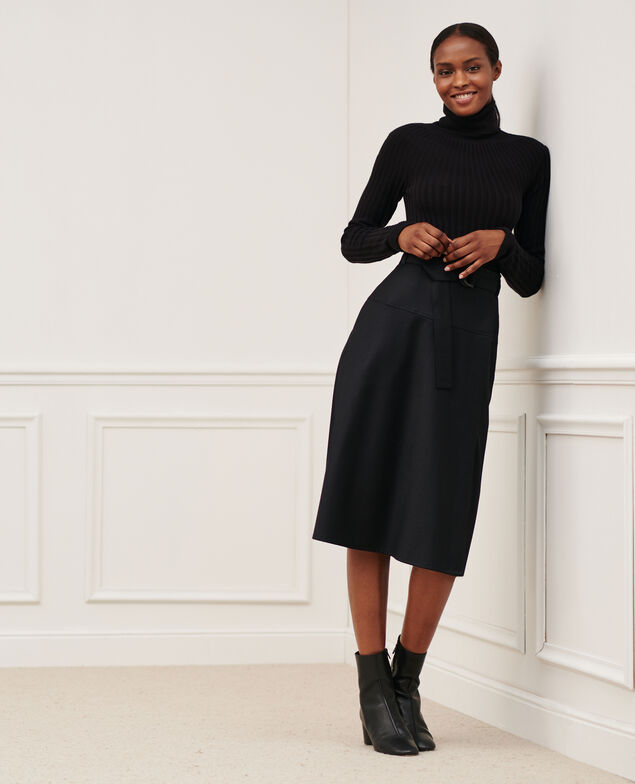 Wool wrap skirt 4216 black_beauty