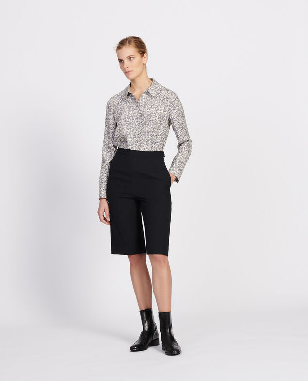 Printed shirt Feuillage off white