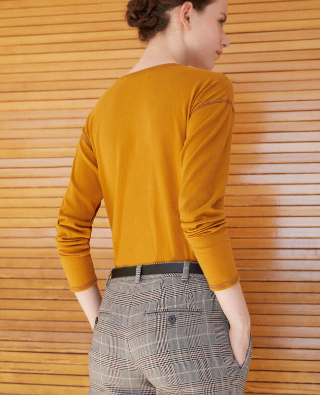  Cotton T-shirt Yellow