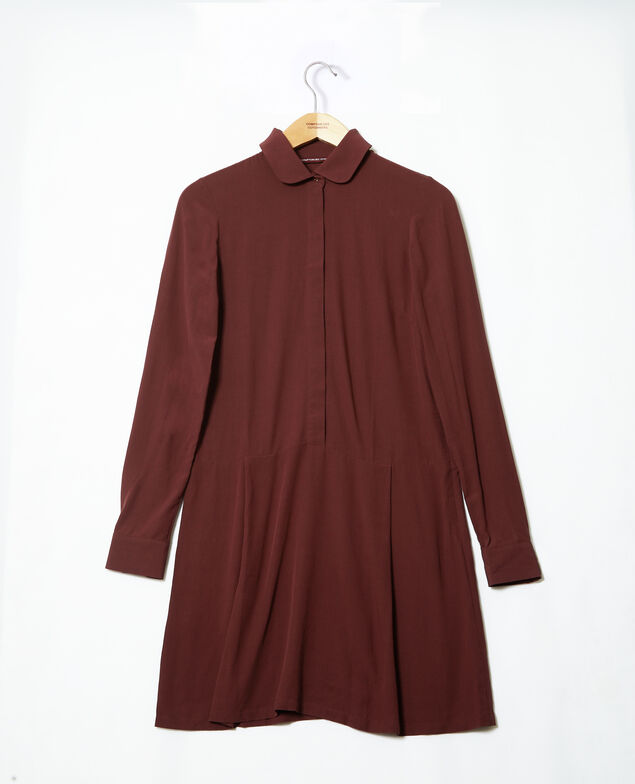 Robe coupe droite Brown