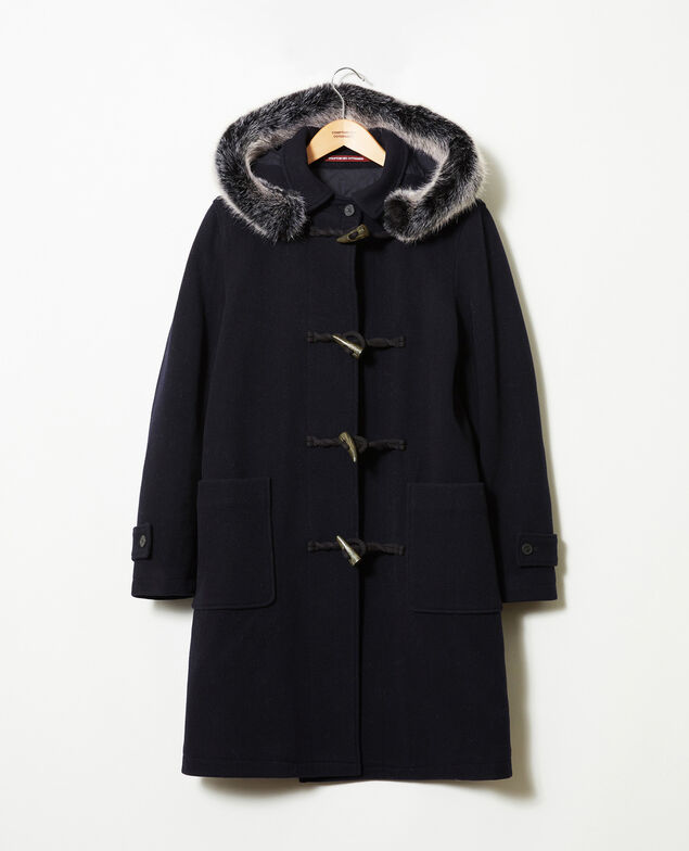 Duffle-coat-type coat Dark navy