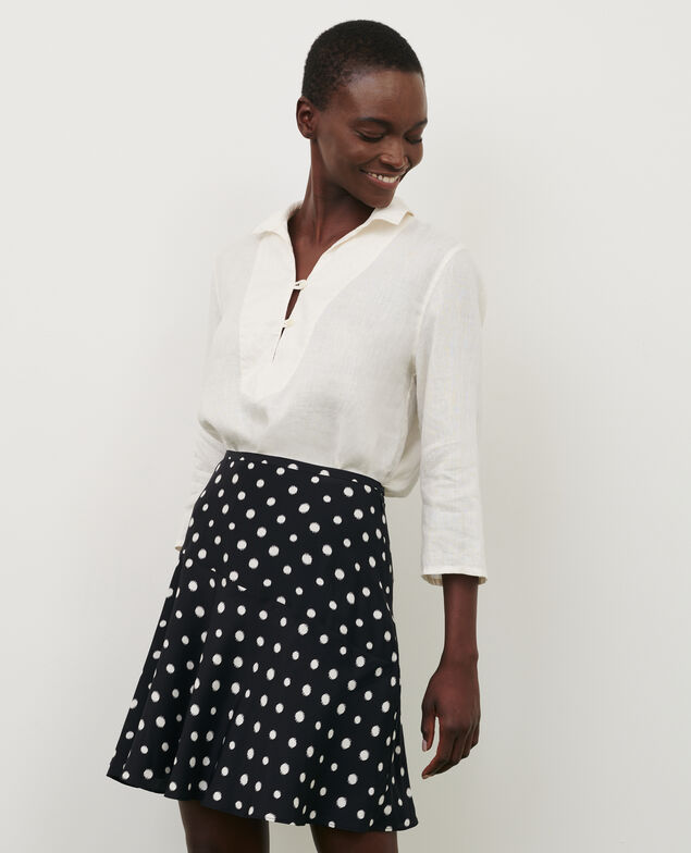 Linen blouse Gardenia