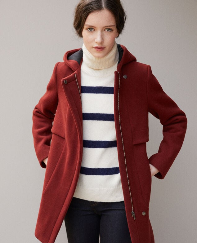 Hooded coat  Velvet