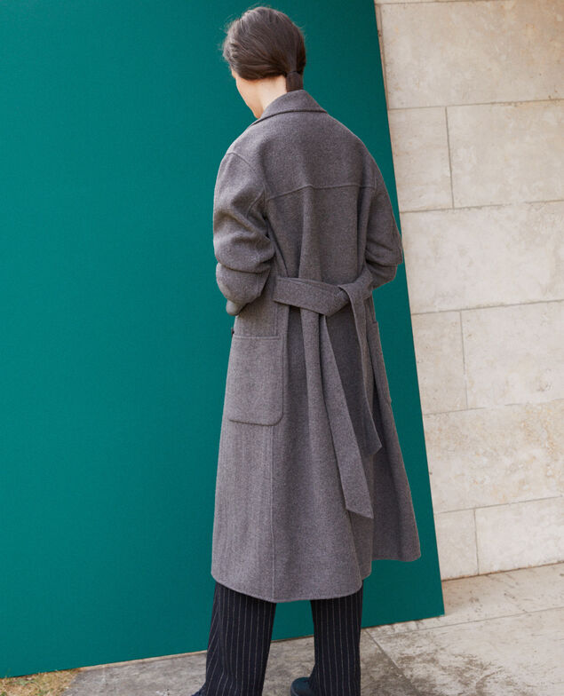 Double-sided coat 0066 dark_heather_grey