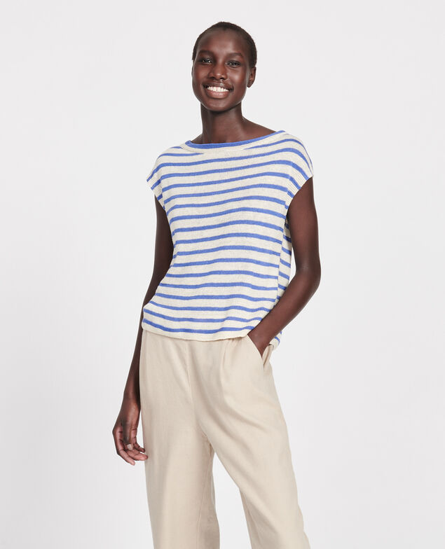 Linen tank top Str butter amparo
