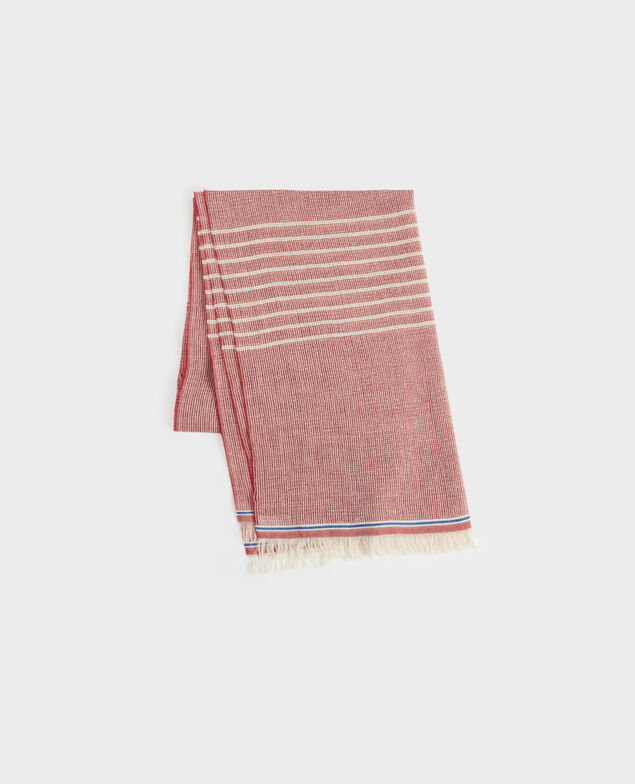 Cotton summer scarf 7023 29 dark orange