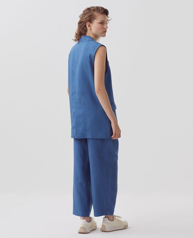 Sleeveless blazer H640 moonlight blue