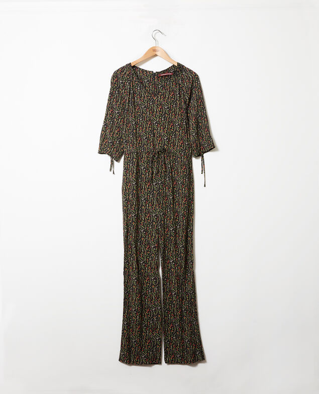 Printed jumpsuit Daphne noir