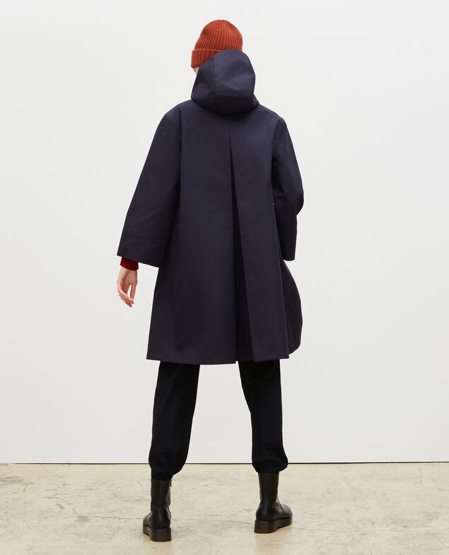 Long hooded parka Night sky