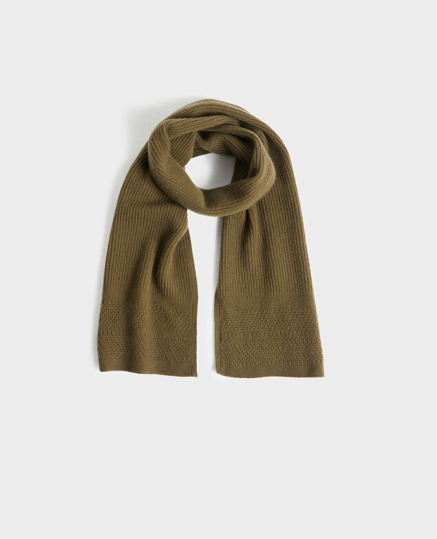 Cashmere scarf 6002c dark olive