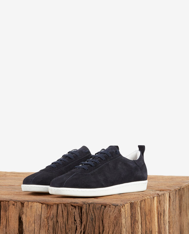 Leather sneakers Navy