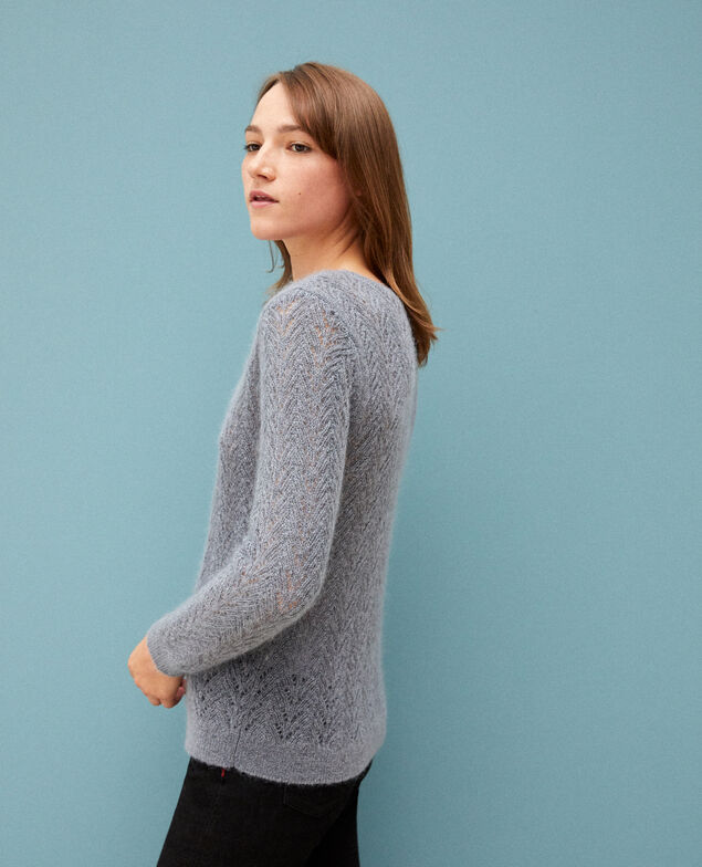 Jumper with mohair and lurex Quiet shade