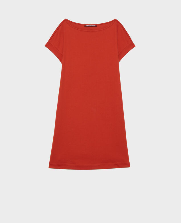 Organic cotton mini dress Rooibos tea