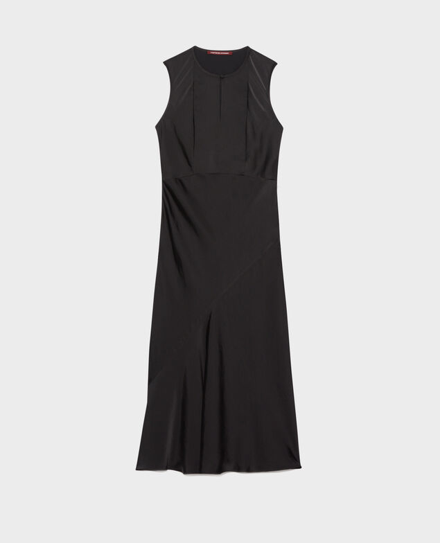 Short-sleeved long dress 4216 black_beauty