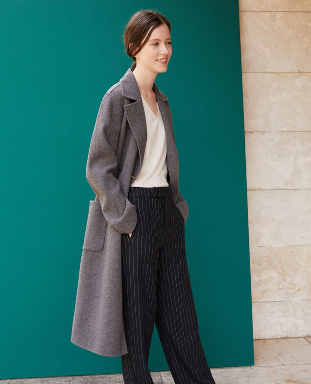 Double-sided coat 0066 dark_heather_grey