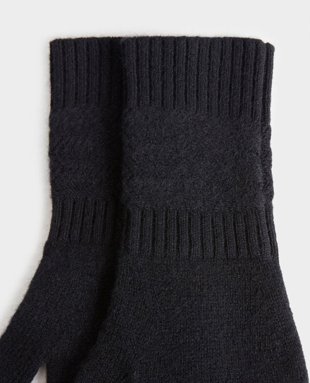 Cashmere gloves Black beauty