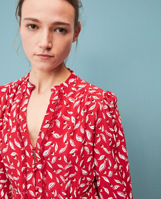 Tunic dress Earth red