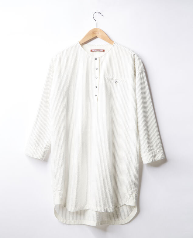 Striped tunic Off white/navy stripes