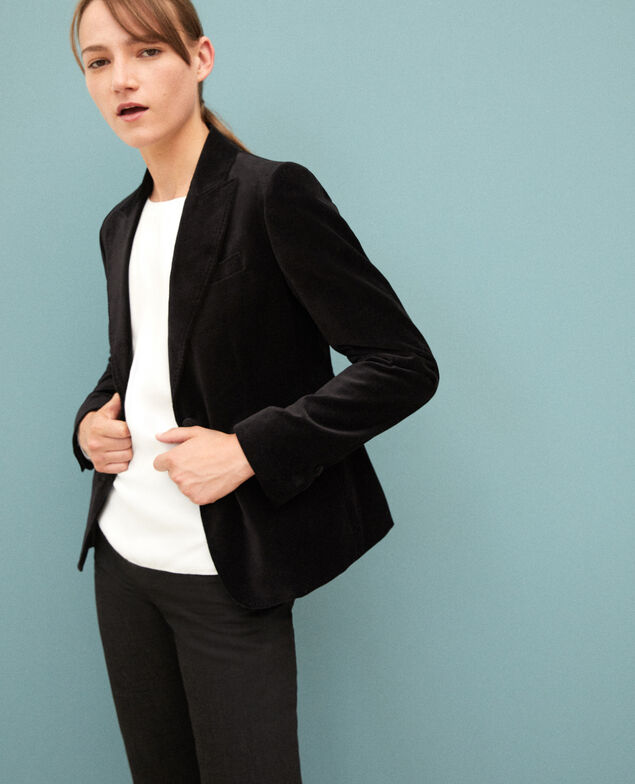 Velvet blazer  Black