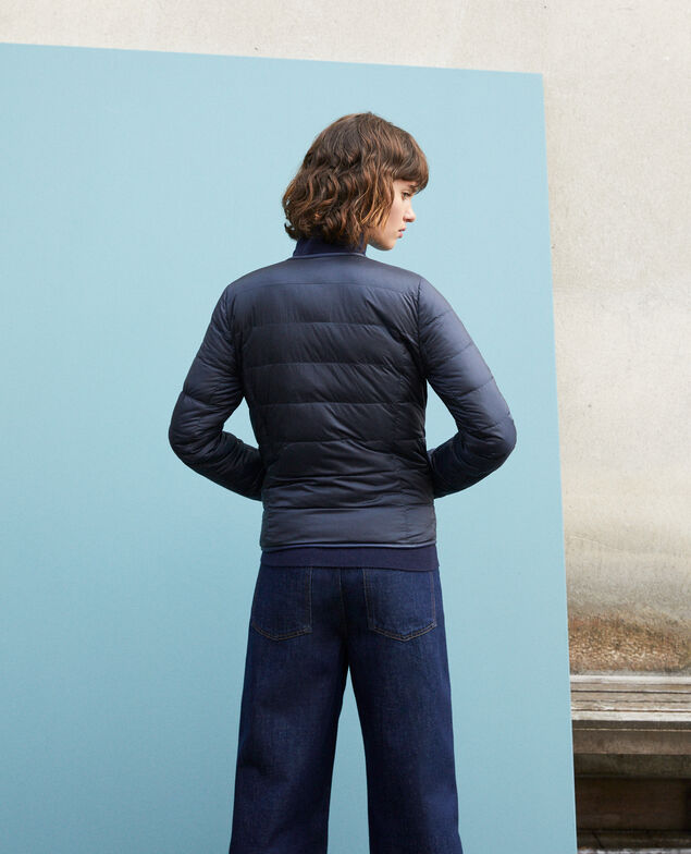 Reversible padded jacket Purple/navy