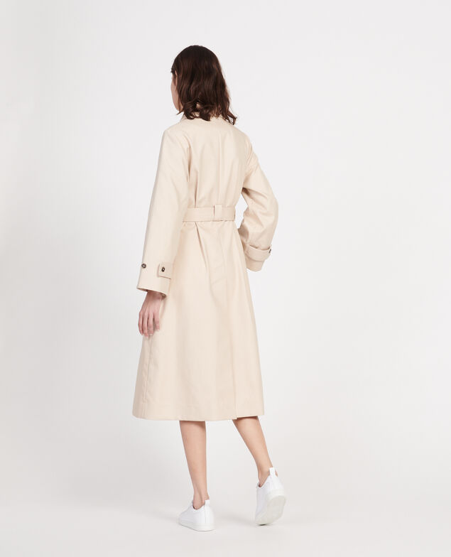 Cotton overcoat  Smoke gray
