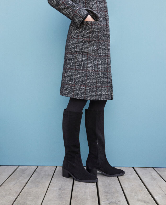 Suede boots Black
