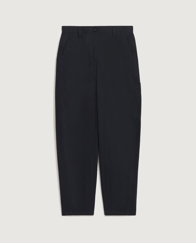 Barrel leg trousers K080 vulcan gray