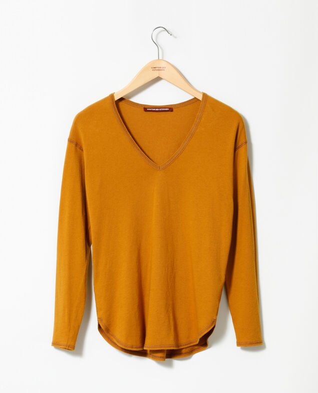  Cotton T-shirt Yellow