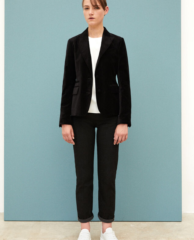 Velvet blazer  Black