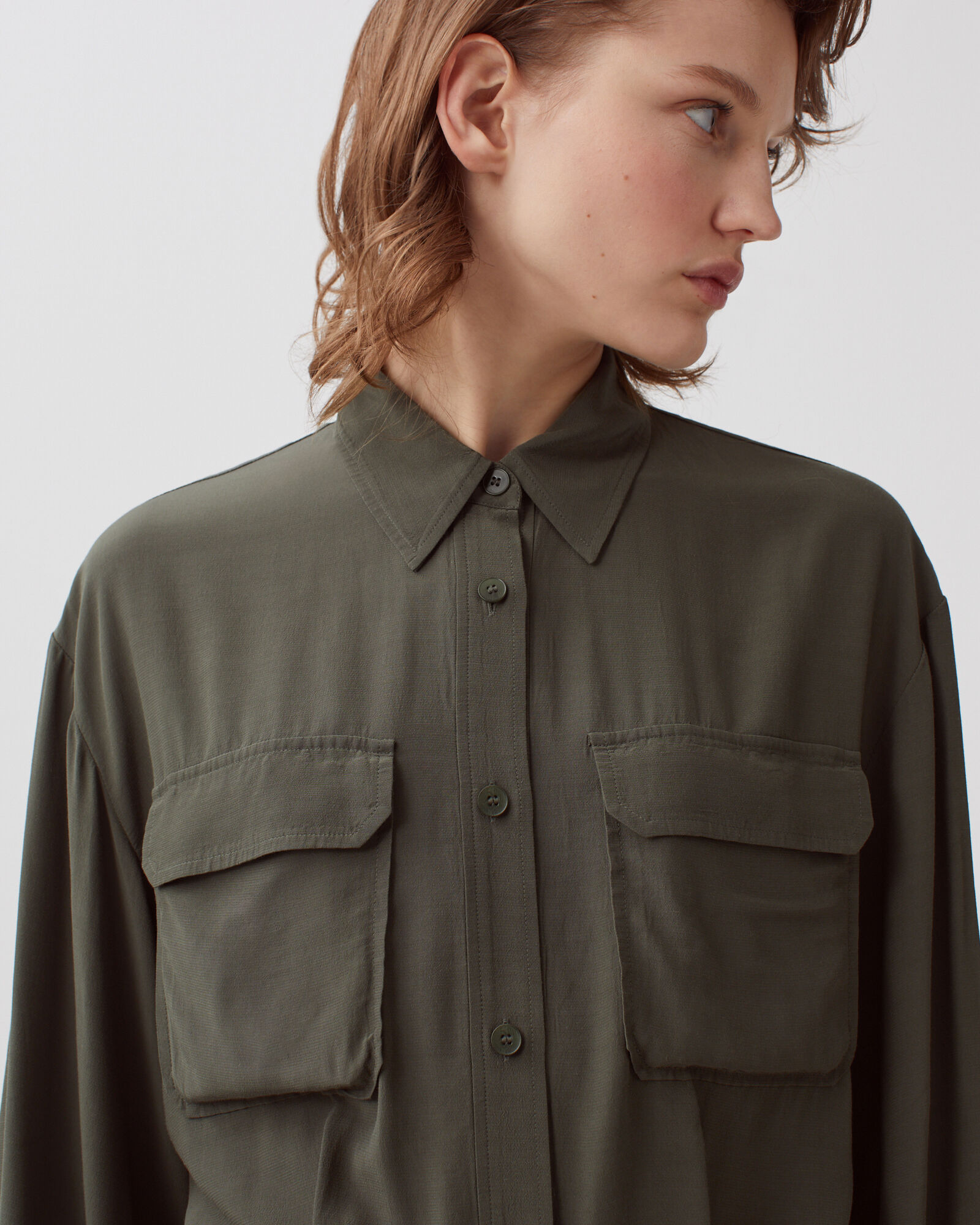 COMPTOIR DES COTONNIERS シルクブラウス 036