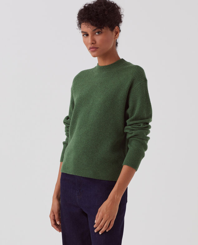 Wool jumper U550 green